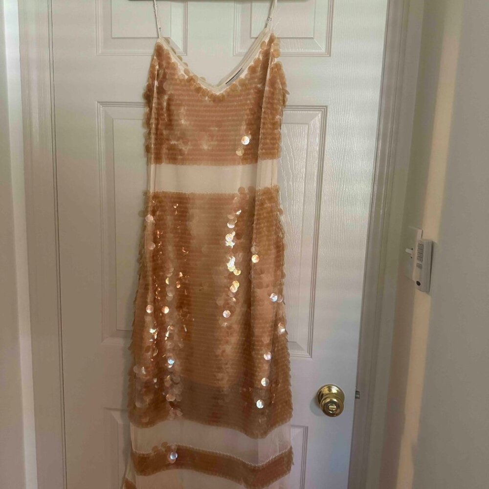 J.Crew NWT collection sequin panel dress - Picture 3 of 6
